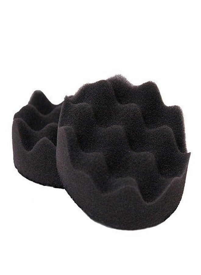 ISC Waffle Foam Superior Pad Black Buffing Foam Pad for Polishing,Wax Etc. (5" Inch) - Image 2